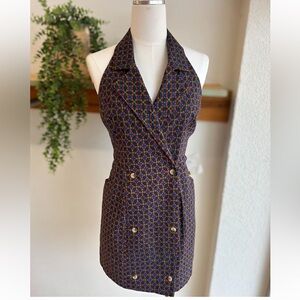 NWOT Free People Halter Collared Dress Size XS Retail $128